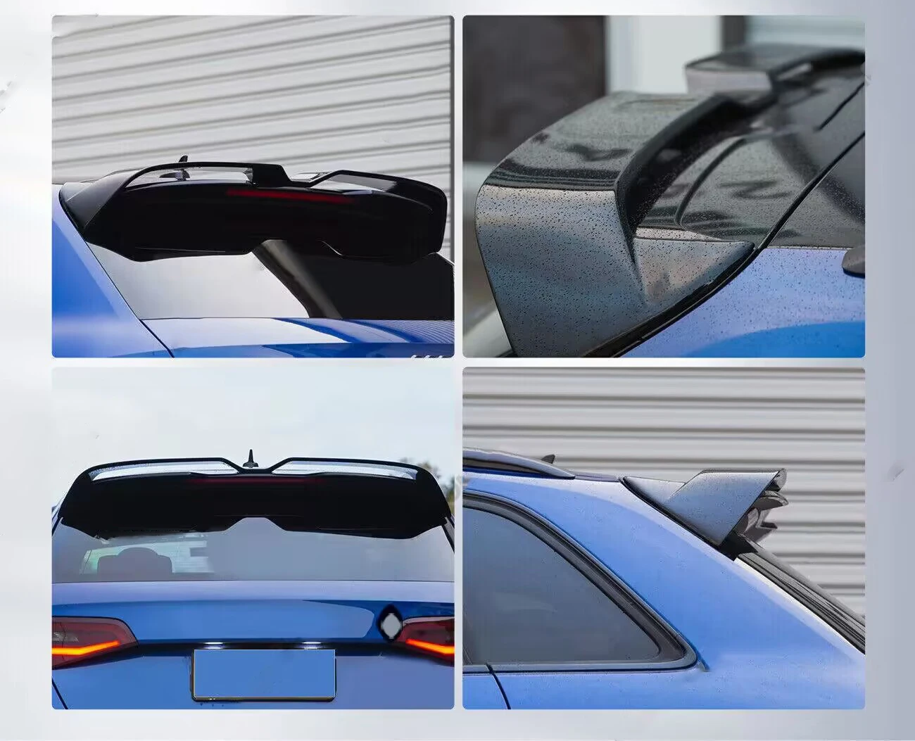💫ART.8273 Spoiler sul Tetto Stile OTG Nero Lucido per Audi A3 8V SPORTBACK 2013+💫