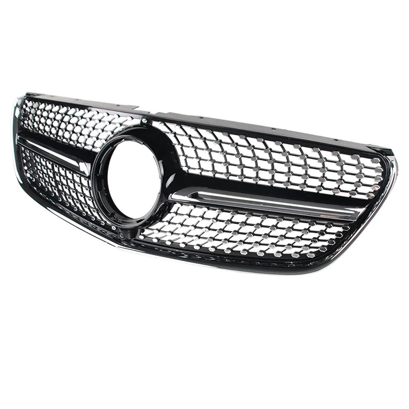 💫ART.4685 Griglia Stile Diamante (Nera) per Mercedes Classe V W447 V250 15-19💫