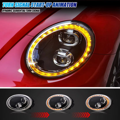 💫ART.10370  Fari Anteriori a LED per VW Beetle 2013-2019💫