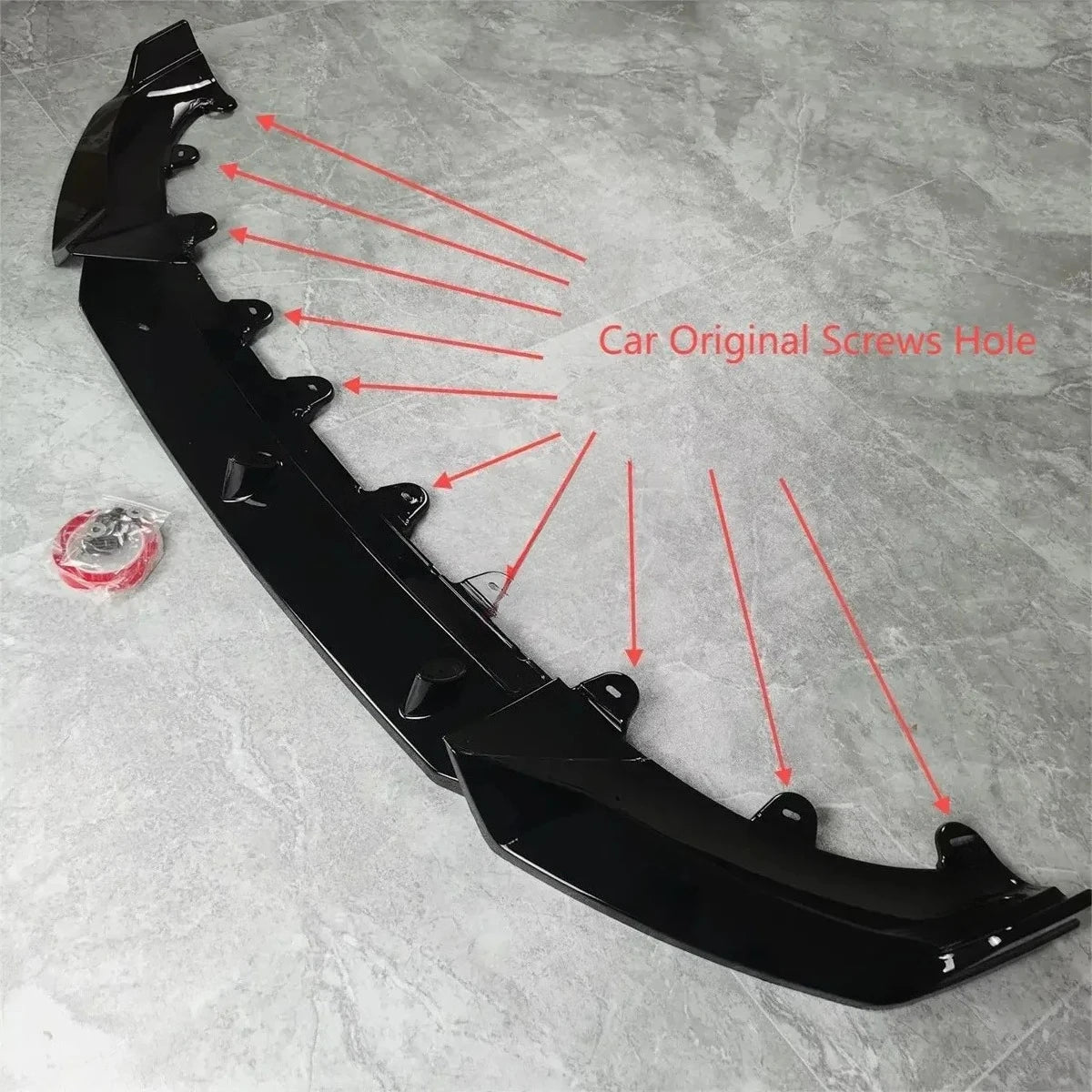 💫ART.5070 Splitter Anteriore per Bmw X3 G01 X4 G02 M-Pack 2022-2024💫