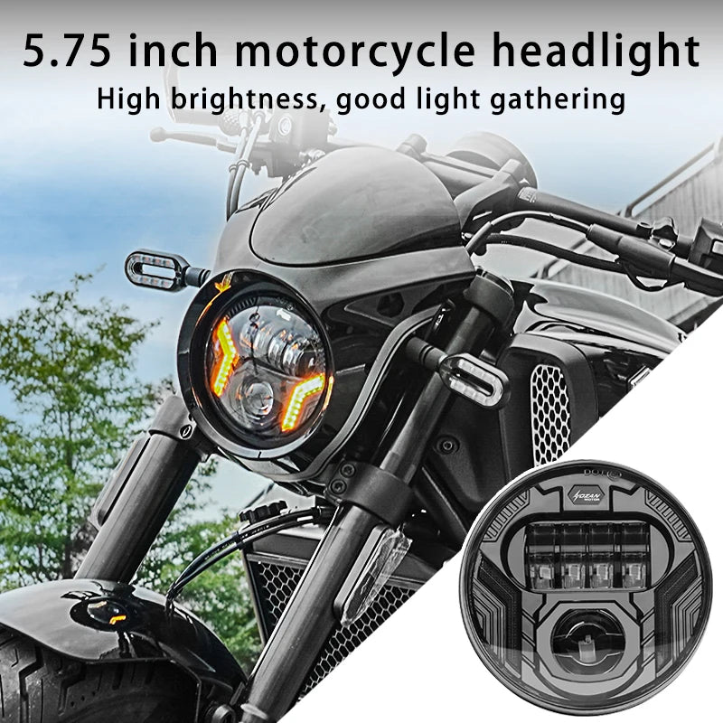 💫ART.4576 Faro Anteriore LED adatto alla maggior parte delle Moto💫