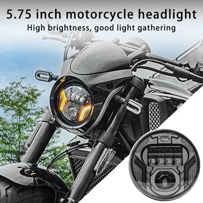 💫ART.4576 Faro Anteriore LED adatto alla maggior parte delle Moto💫