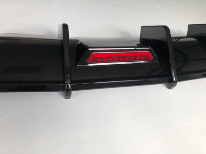 💫ART.4595 Diffusore ABS (Nero Lucido) adatto per Audi A4 S4 S-Line 2017-2019💫