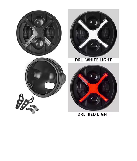 ART.7586  Faro anteriore full led Nero Yamaha MT03 660 (2006-2014)