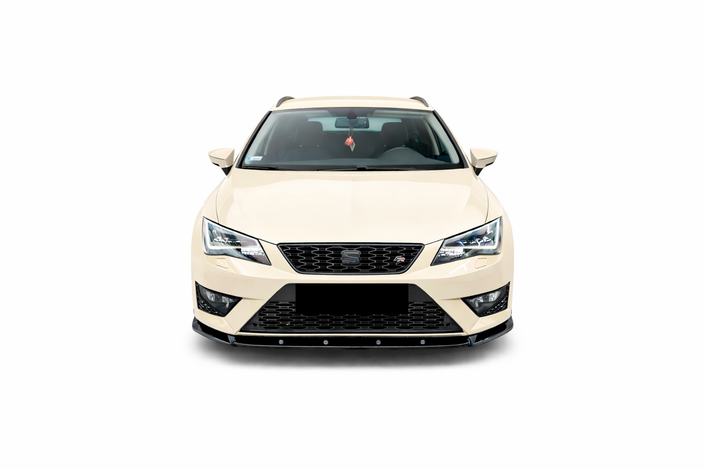 💫ART.9488 Splitter Anteriore V1 Nero Lucido per Leon Mk 3 2012-2016💫