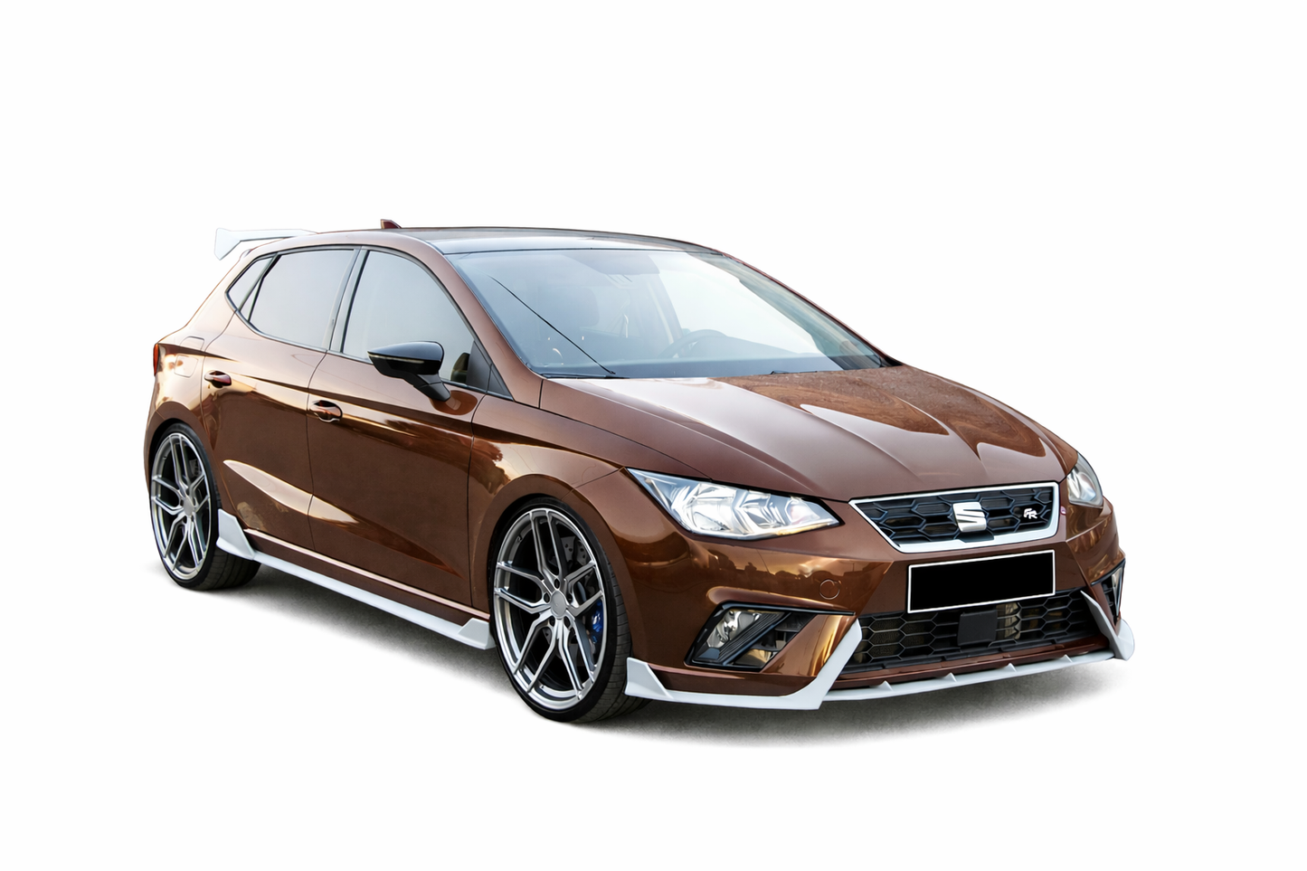 💫Splitter Anteriore Nero Lucido per Seat Ibiza Mk5 2017-💫