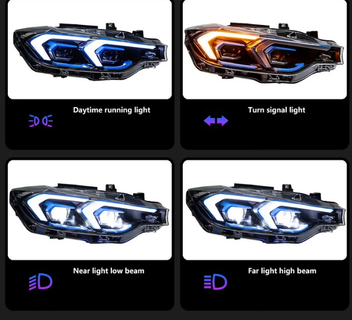 ART.5101 FARI ANTERIORI BMW SERIE 3 F30 F31 F35 LED Faro 2013-2019