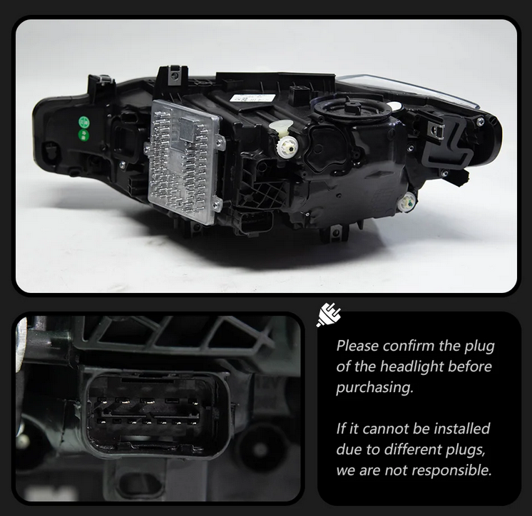 ART.5101 FARI ANTERIORI BMW SERIE 3 F30 F31 F35 LED Faro 2013-2019