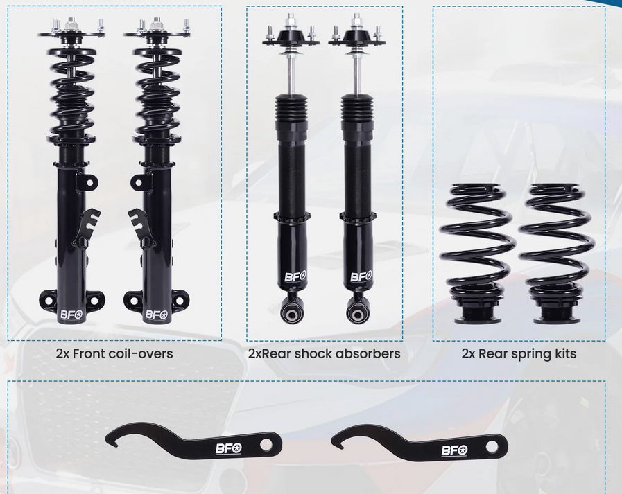 ART.7491 KIT ASSETTO SPORTIVO BMW 3 E36 Coupe 2WD 1991-1999