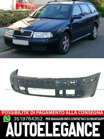 Paraurti Prasco Anteriore NERO SENZA PRIMER Per Skoda Octavia Bex 1U0807221K