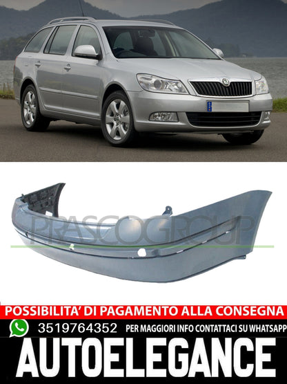 Rear Bumper Prasco WITHOUT PRIMER for SKODA OCTAVIA 1Z5807421 