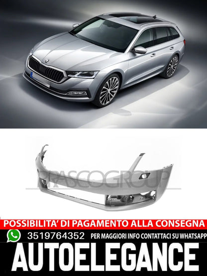 Paraurti Prasco Anteriore CON FORI LAVAFARI per SKODA OCTAVIA 5E0807221P
