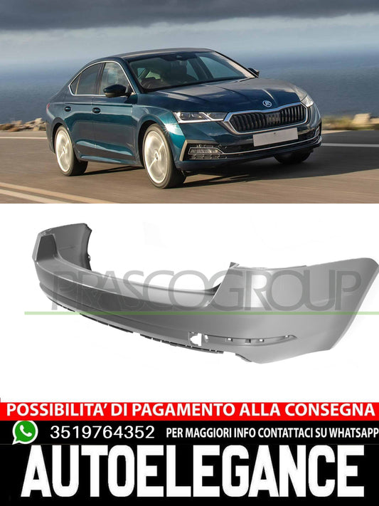 Paraurti Prasco Posteriore Per Skoda Octavia NO PRIMER CON TRACCE PARK ASSIST
