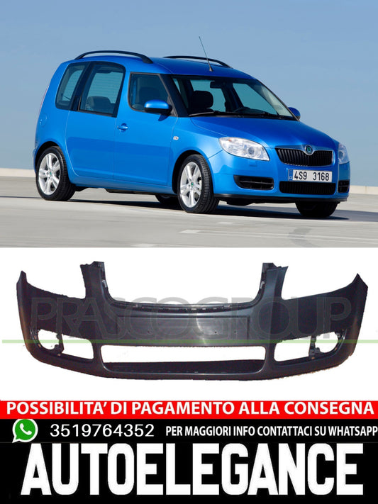PARAURTO ANTERIORE DIEDERICHS NERO LISCIO DA PRIMERIZZARE SKODA FABIA  5J0807221
