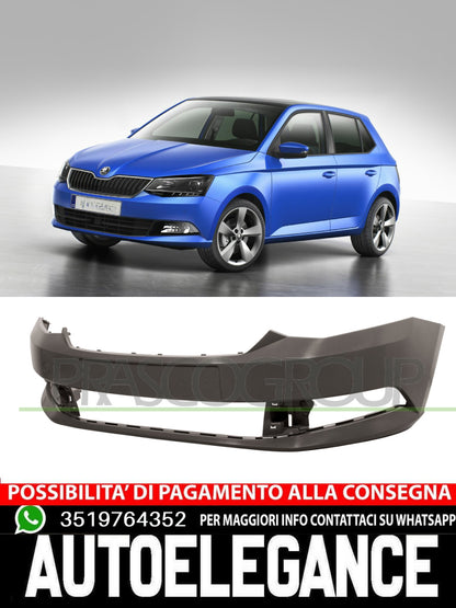 FRONT BUMPER WITHOUT PRIMER PDC TRACES SKODA FABIA 6V 6V0807221