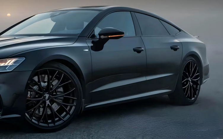 ART.4893 Cornici finestrini neri copertura adesiva window Audi A7 S7 12-23