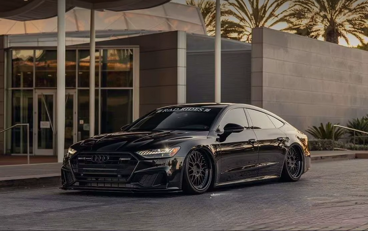 ART.4893 Cornici finestrini neri copertura adesiva window Audi A7 S7 12-23