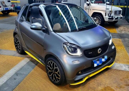 ART. 0123 MINIGONNE SMART 453 ABS LOOK BRABUS (GREZZE)