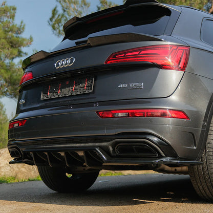 ✨spoiler adatto per Audi Q5 Mk2 FL 2021+ - Spoiler nero lucido✨