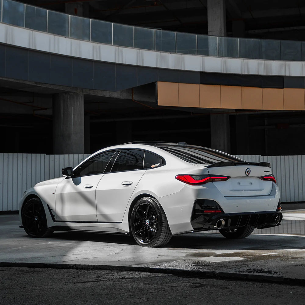 🔥SPOILER PER BMW SERIE 4 G26 GRAN COUPÉ / M440I 2021+ (COFANO) NERO LUCID🔥
