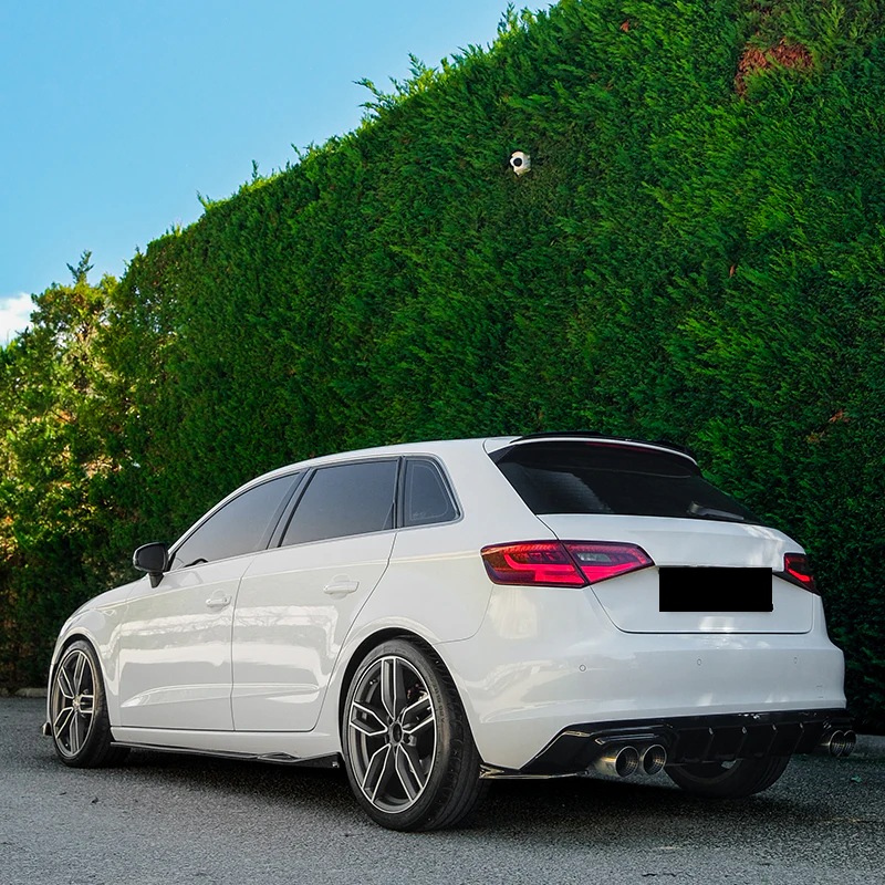 💫ART.9618 Spoiler Posteriore Nero Lucido - AUDI A3 8V Sportback 2013-2016 💫