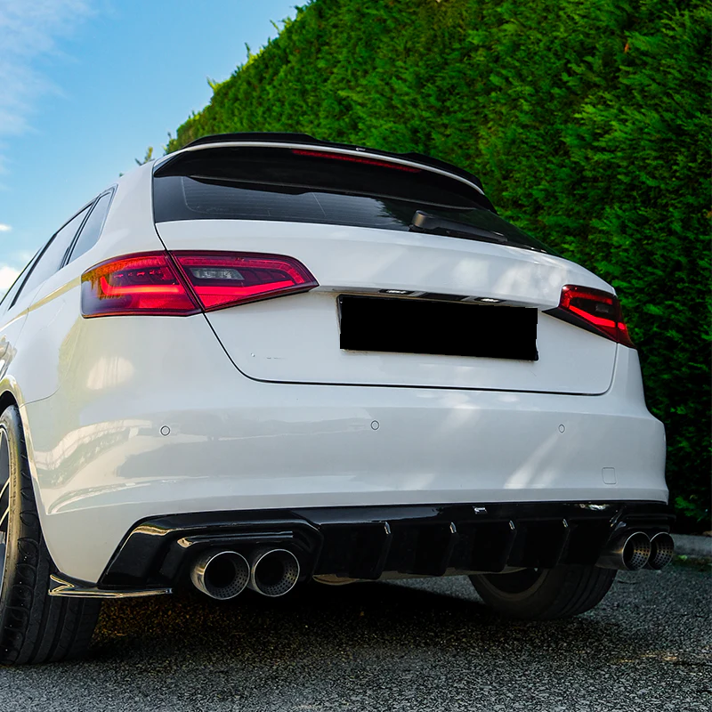 💫ART.9618 Spoiler Posteriore Nero Lucido - AUDI A3 8V Sportback 2013-2016 💫