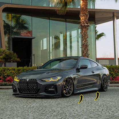 ⭐SKIRT SUITABLE FOR BMW 4 Series Coupe/Cabrio G22 M440i M-Pack 20-24 Facelift⭐