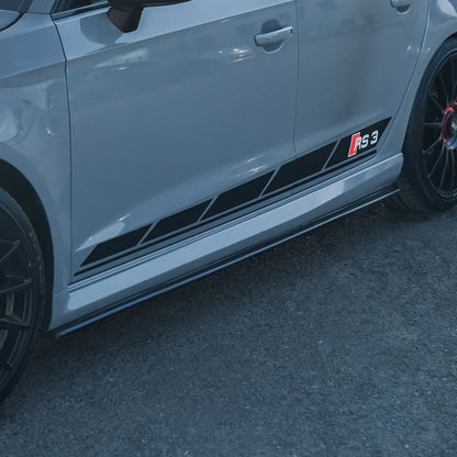 🔥MINIGONNE LATERALI COMPATIBILI CON AUDI RS3/RS3 FACELIFT 8V SPORTBACK 15–18🔥