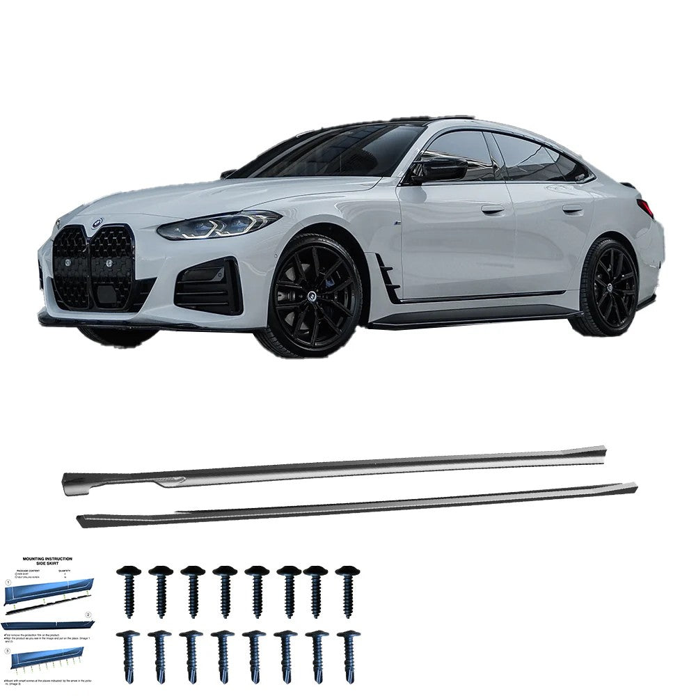 🔥SOTTO MINIGONNE SERIE 4 G26 GRAND COUPÉ M-PACK /M440I / I4 2020+ NERO LUCIDO🔥