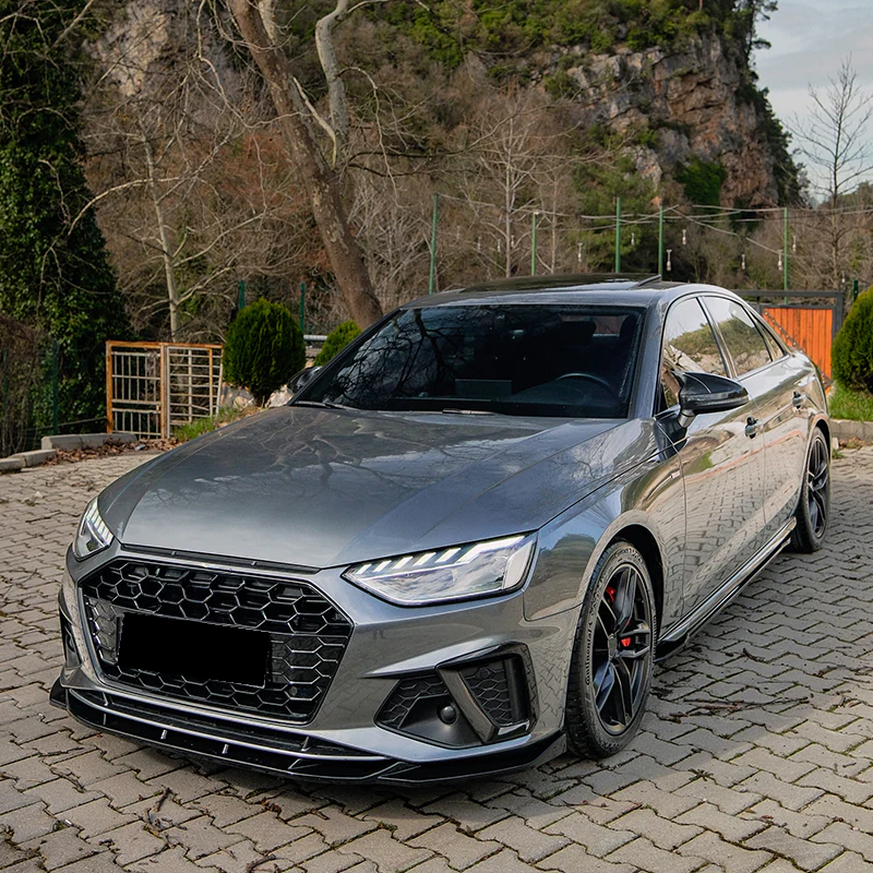 💫ART.9590 Sotto Minigonne Nero Lucido AUDI A4 S-Line/S4 B9 2015-2024💫