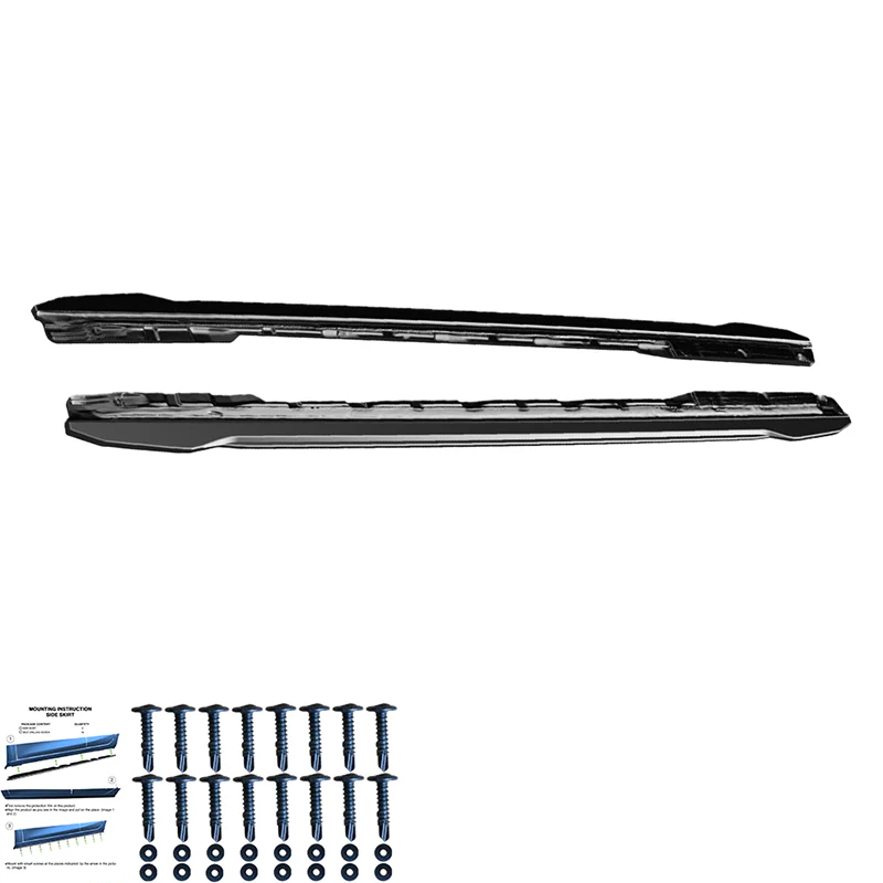 💫ART.9590 Sotto Minigonne Nero Lucido AUDI A4 S-Line/S4 B9 2015-2024💫