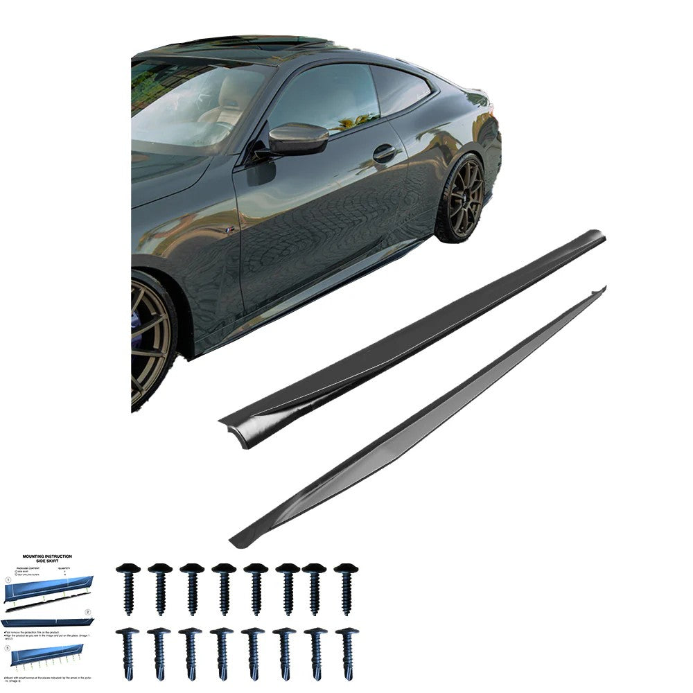 🔥MINIGONNE LATERALI COMPATIBILI CON BMW SERIE 4 (COUPÉ / CABRIO) G22 2020+🔥