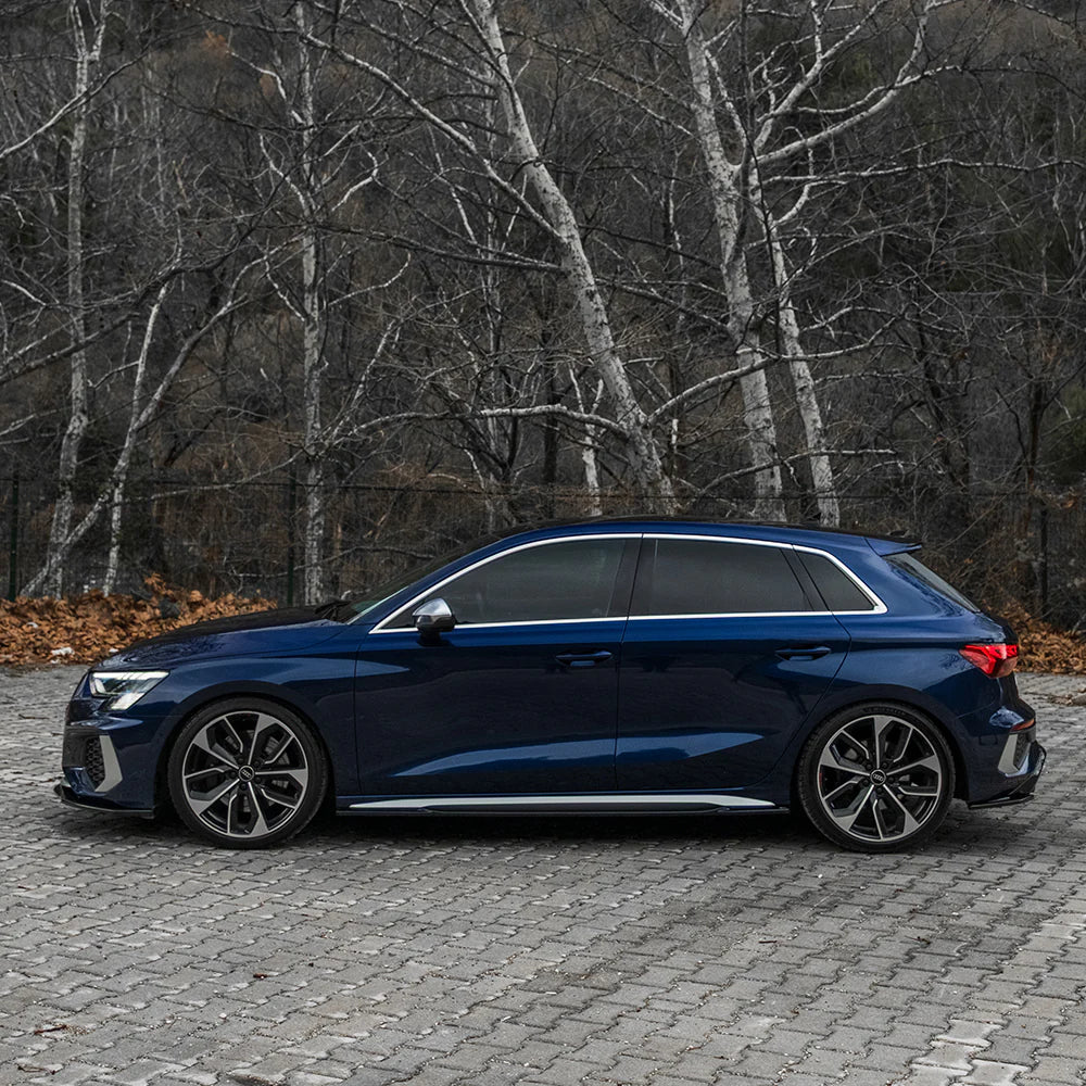 🔥 SOTTO MINIGONNE PER AUDI A3 8Y 2020-2024 (Sedan/Sportback) NERO LUCIDO 🔥