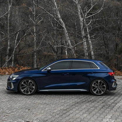 🔥 SOTTO MINIGONNE PER AUDI A3 8Y 2020-2024 (Sedan/Sportback) NERO LUCIDO 🔥