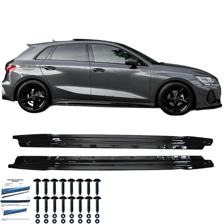 💫ART.7548 Bodykit adatto per AUDI A3 S-Line/S3 Sportback 8Y Facelift 2025+💫