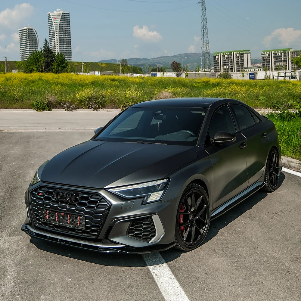 🔥 SOTTO MINIGONNE PER AUDI A3 8Y 2020-2024 (Sedan/Sportback) NERO LUCIDO 🔥