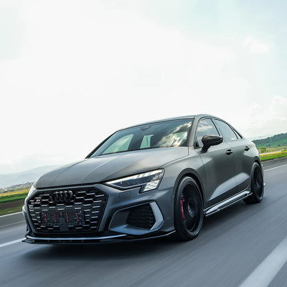 🔥 SOTTO MINIGONNE PER AUDI A3 8Y 2020-2024 (Sedan/Sportback) NERO LUCIDO 🔥