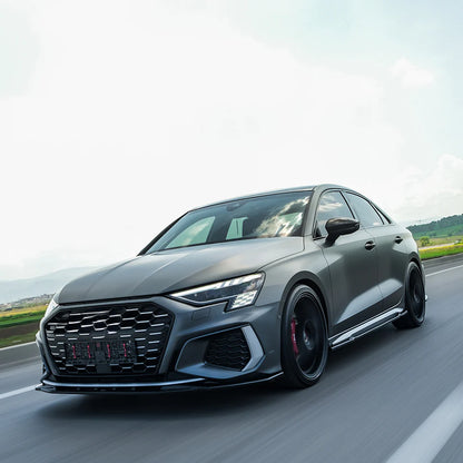 💫ART.2227 SOTTO MINIGONNE A3 8Y S3 2020-2024 (Sedan/Sportback) NERO LUCIDO💫