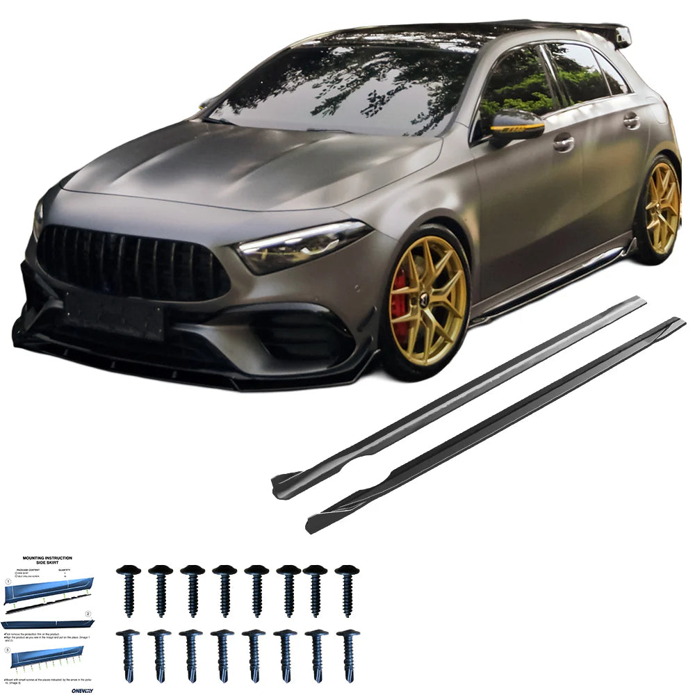💫ART.2930 Sotto Minigonne MERCEDES A Class A45 Aero Pack W177 Facelift 2019+💫