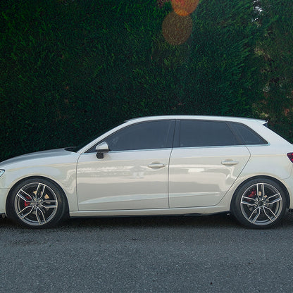 💫ART.9619 Sotto Minigonne Nero Lucido per AUDI A3 8V Sportback 2013-2016💫