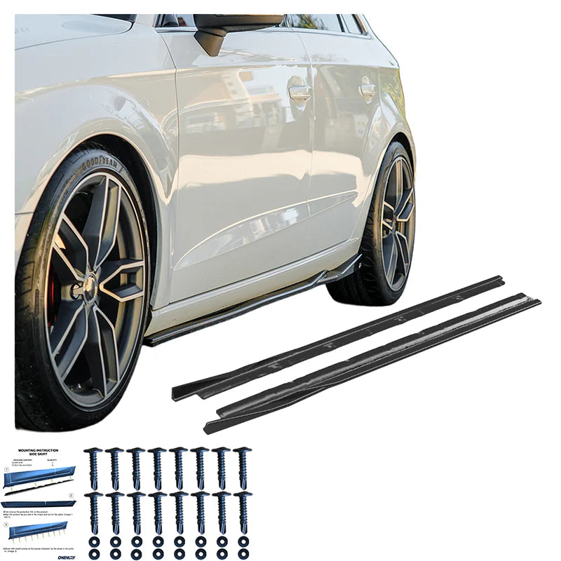 🔥ART.9640 MINIGONNE LATERALI ADATTO PER AUDI A3 8V SPORTBACK 2013-2016🔥