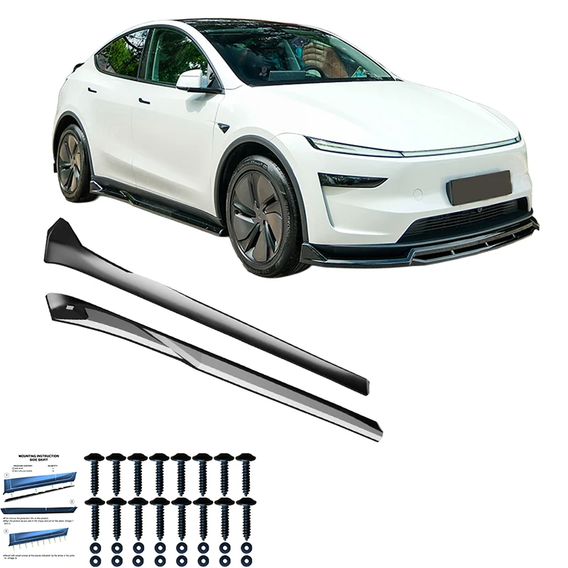 💫ART.10299 Sotto Minigonne compatibili con TESLA Model Y MK1 Facelift 2025+💫