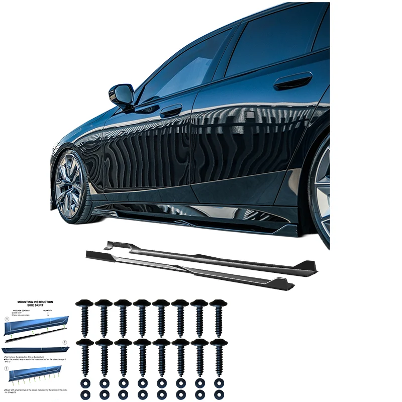 👉 Sotto Minigonne per BMW Serie 5 / i5 (G60 / G61 M-Pack 2023+👈