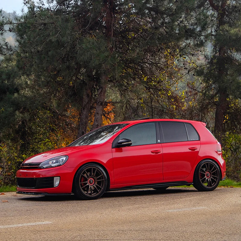 💫ART.7368 Minigonne Laterali per VW Golf Mk6 GTI / GTD 2008-2012💫