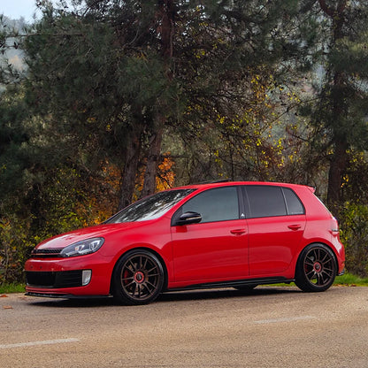 💫ART.7368 Minigonne Laterali per VW Golf Mk6 GTI / GTD 2008-2012💫