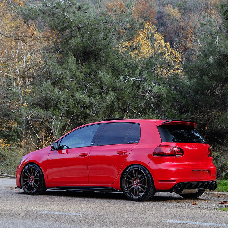 💫ART.7368 Minigonne Laterali per VW Golf Mk6 GTI / GTD 2008-2012💫