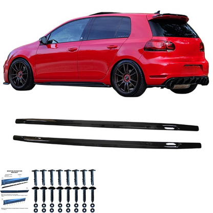 💫ART.7368 Minigonne Laterali per VW Golf Mk6 GTI / GTD 2008-2012💫