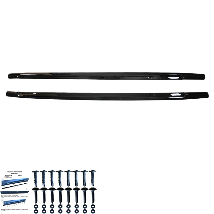 💫ART.7368 Minigonne Laterali per VW Golf Mk6 GTI / GTD 2008-2012💫