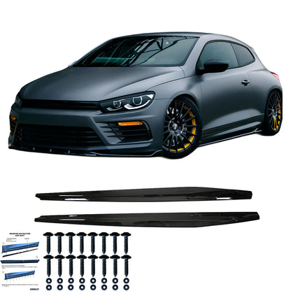 💫ART.7359 Minigonne Laterali per VW VOLKSWAGEN Scirocco R Mk3 Facelift 2014-2017💫