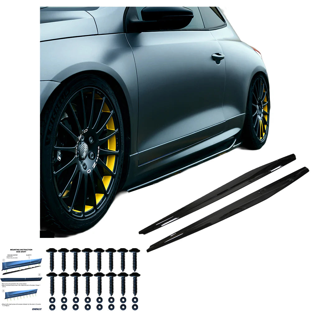 💫ART.7359 Minigonne Laterali per VW VOLKSWAGEN Scirocco R Mk3 Facelift 2014-2017💫